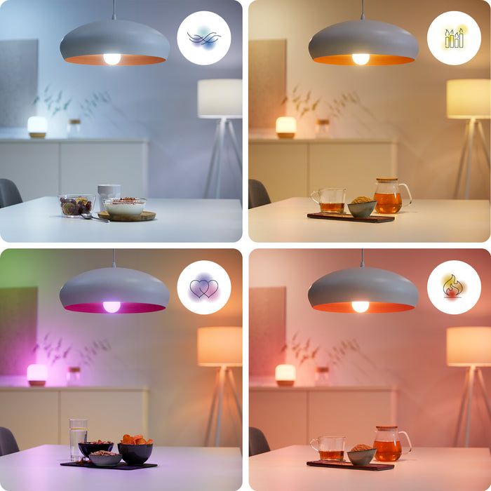 WiZ LED Tunable White and Color standaard lamp mat dimbaar - E27 60W …