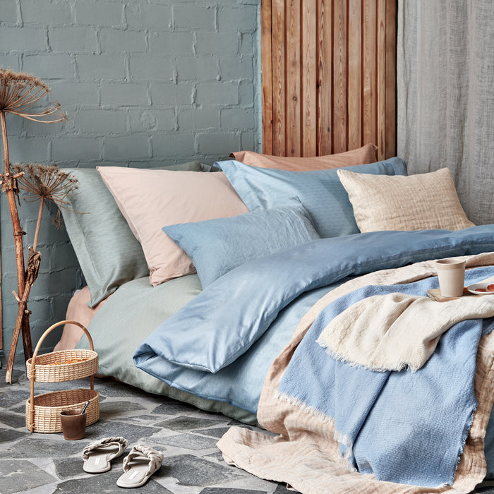 Vandyck Fizzy Dekbedovertrek 240 x 200/220 cm - Pale Olive