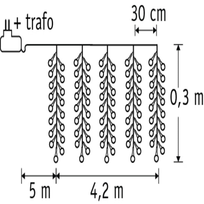 Luca Lighting Lichtsnoer L 390 cm