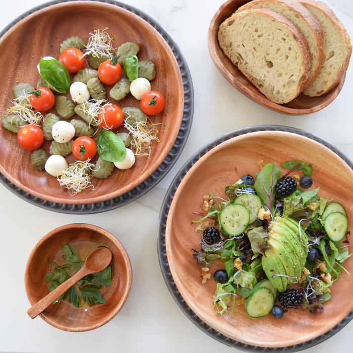 Khaya houten pastabord Ø 24 cm