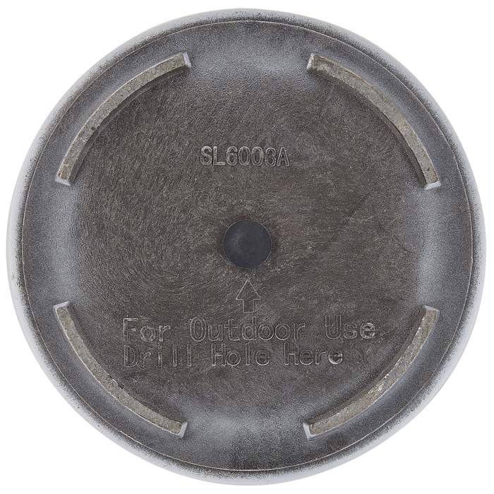 Beliani - TSERIA - Plantenbak - Wit - 32 cm - Stenenmix