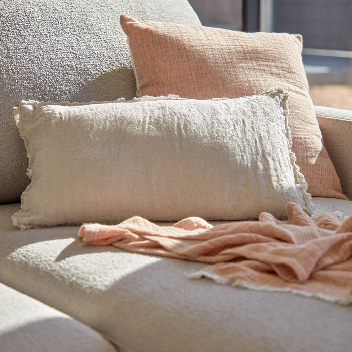 Kave Home Casilda Kussensloop 45 x 45 cm - Roze