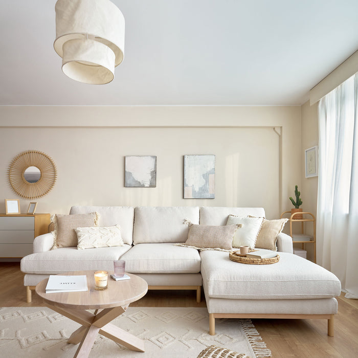 Kave Home Nila Kussenhoes 30 x 50 cm - Wit