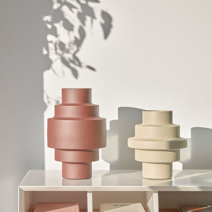 Kave Home Velia Vaas - Beige