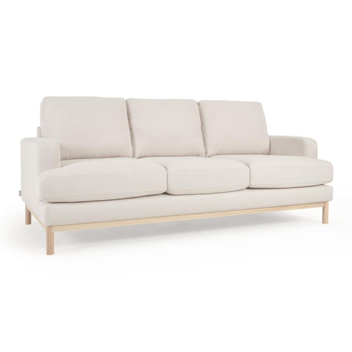 Kave Home Mihaela 3-Zitsbank - Wit