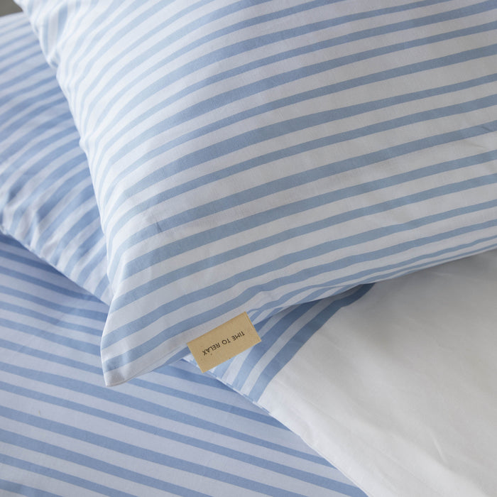 Walra - Dekbedovertrek Remade Blurred Feelings - 200x220 - Blauw