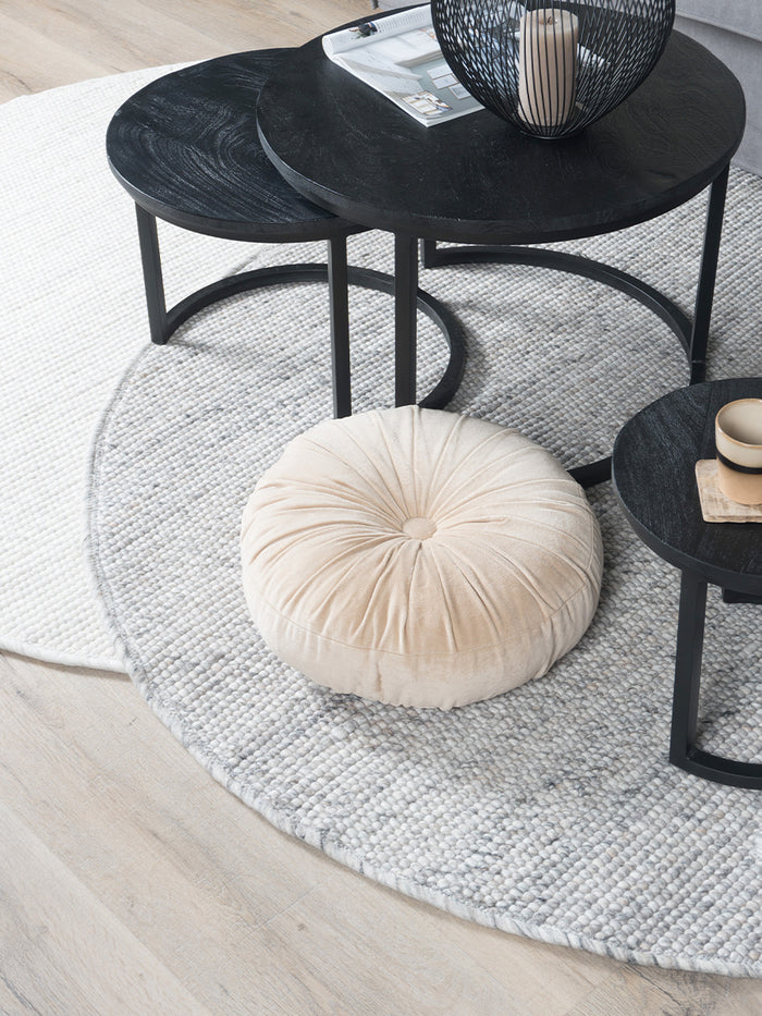 Vloerkleed Pebbel 834 - Rond ø120 cm