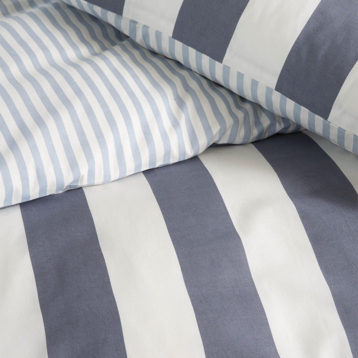Walra - Dekbedovertrek Classic Stripe - 240x220 - Blauw