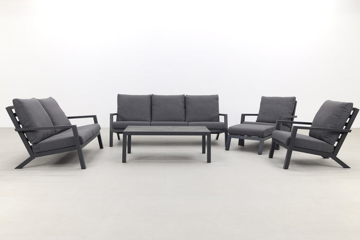 VDG Atlanta loungeset 6-delig - stoelen banken en tafel