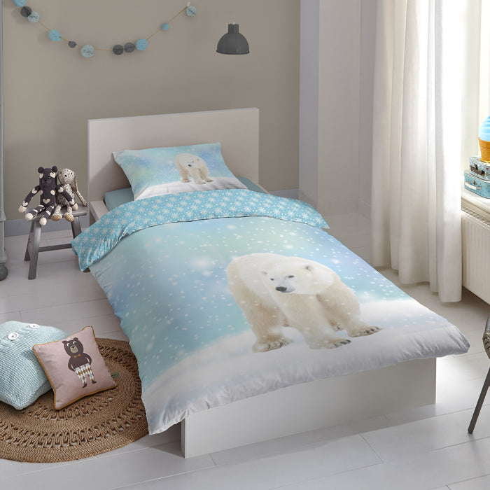 Good Morning Kids Icebear Dekbedovertrek 140 x 220 cm