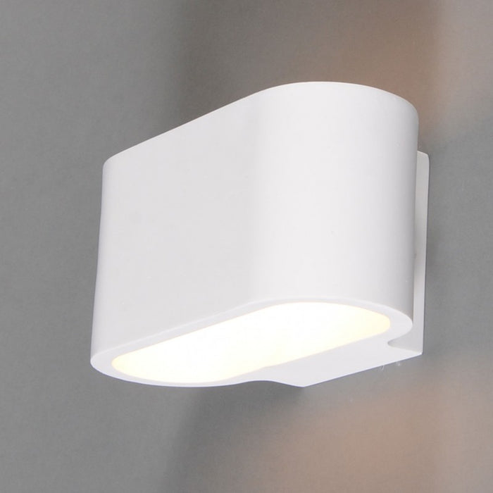 QAZQA Moderne wandlamp wit plat - Gipsy Arles