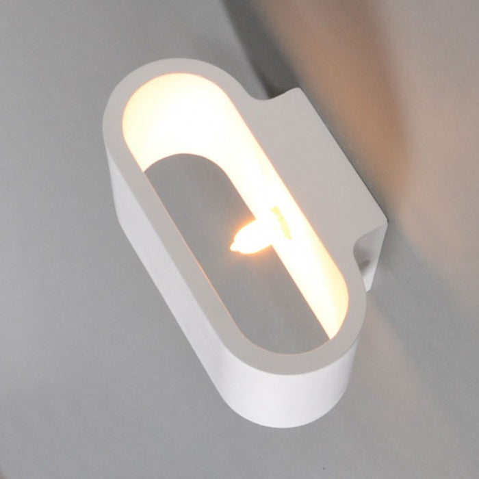 QAZQA Moderne wandlamp wit plat - Gipsy Arles