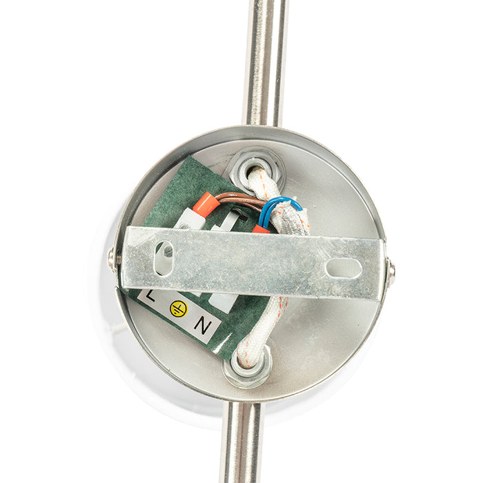 QAZQA Plafondspot staal met witte kap 3-lichts verstelbaar - Hetta