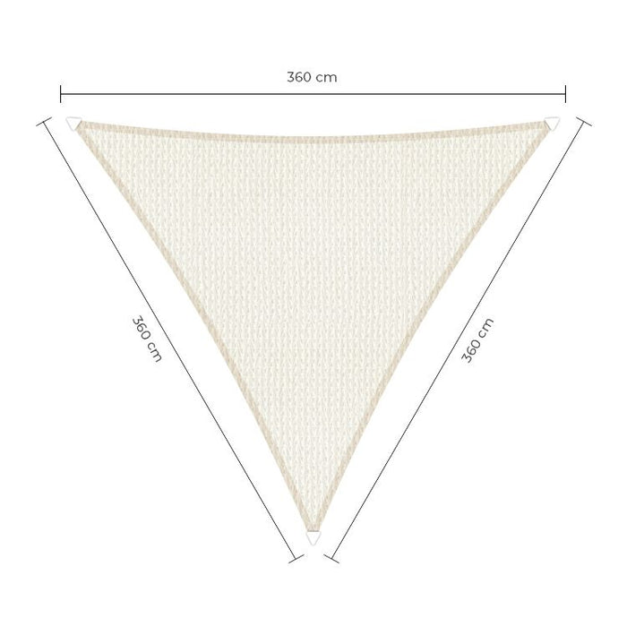 Sunfighters Driehoek 3,6 meter Wit