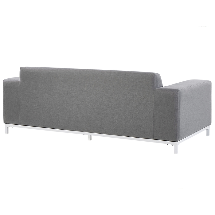 Beliani - ROVIGO - Loungeset voor 5 - Grijs - Polyester
