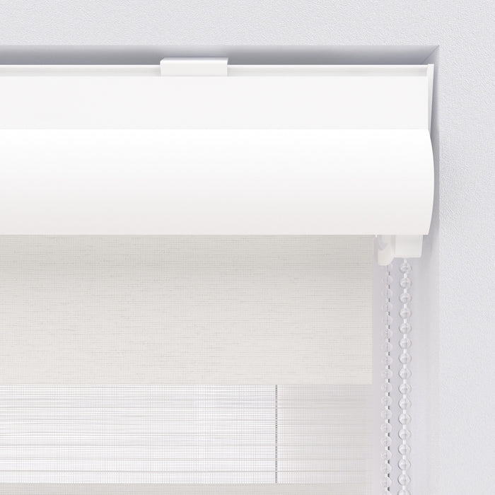 Duo Rolgordijn Splendid Lichtdoorlatend Gebroken Wit 120 x 240 cm