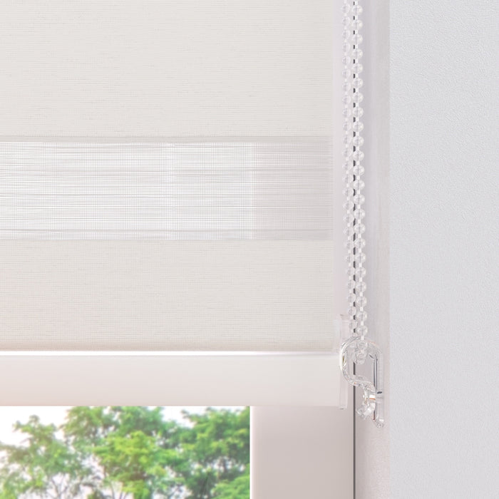 Duo Rolgordijn Splendid Lichtdoorlatend Gebroken Wit 120 x 240 cm