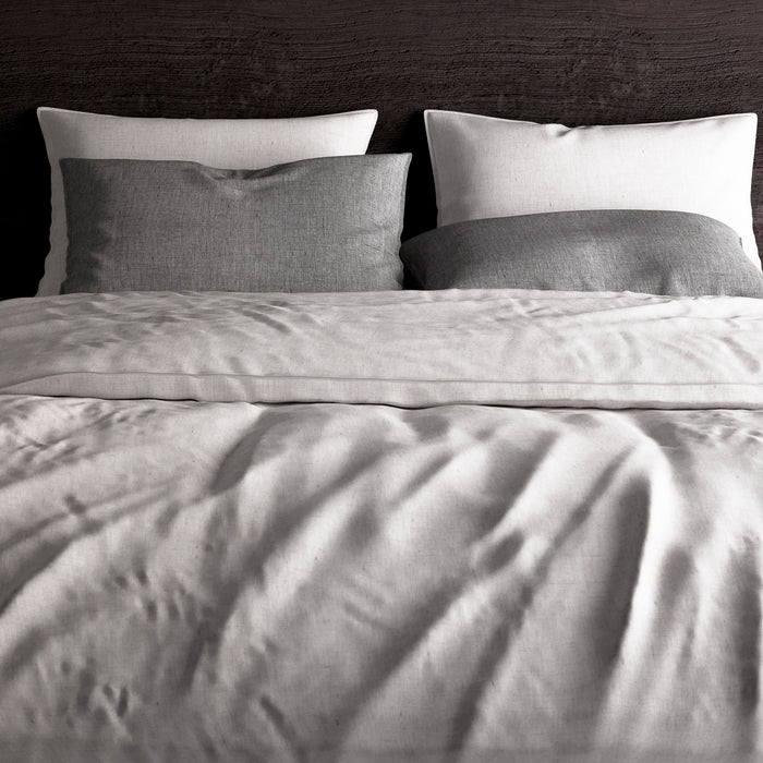 Heckett & Lane Franela Dekbedovertrek 240 x 200TC/220 cm - Silver Grey