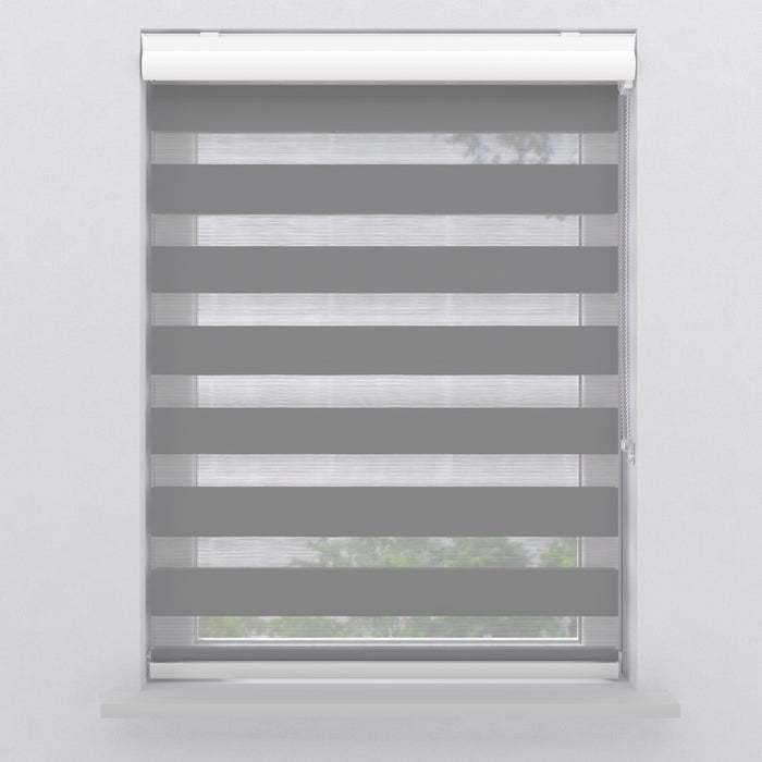 Duo Rolgordijn Splendid Lichtdoorlatend Grey 95 x 175 cm