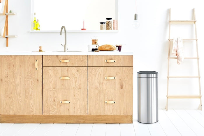 Brabantia Touch Bin New Afvalemmer 30 Liter Vingerafdrukvrij