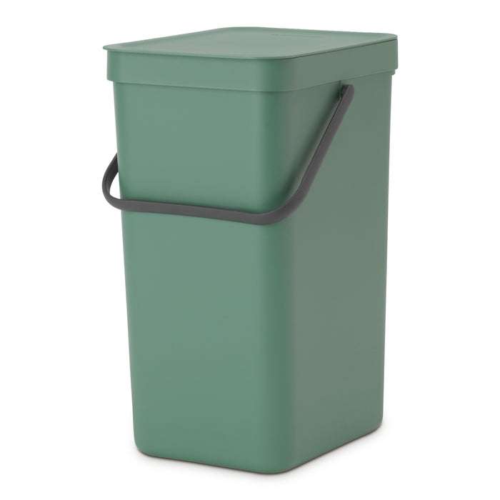 Brabantia Sort & Go Afvalemmer / Opberger 16 Liter - Groen