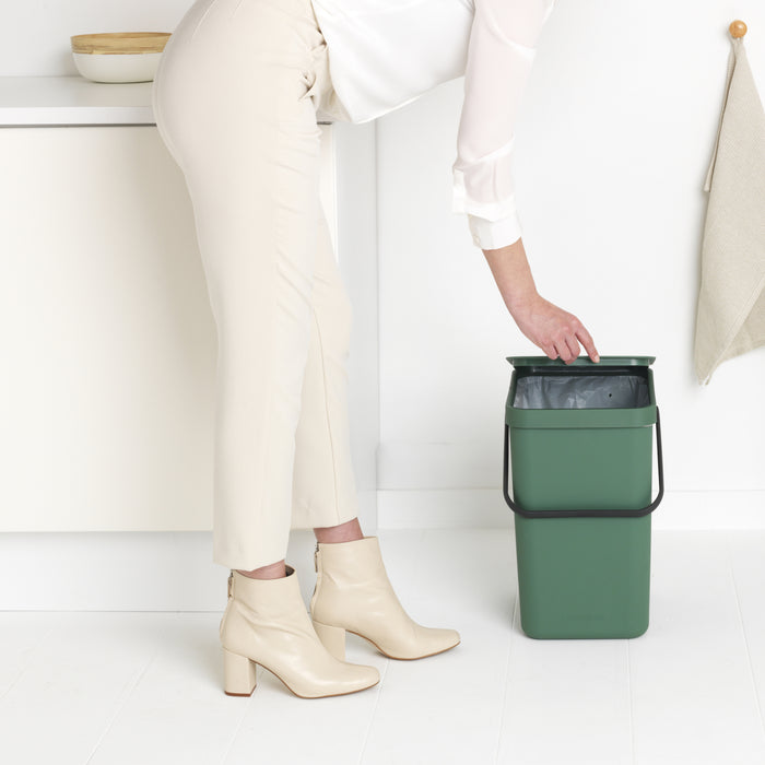 Brabantia Sort & Go Afvalemmer 25 L - Groen