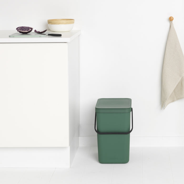 Brabantia Sort & Go Afvalemmer 25 L - Groen