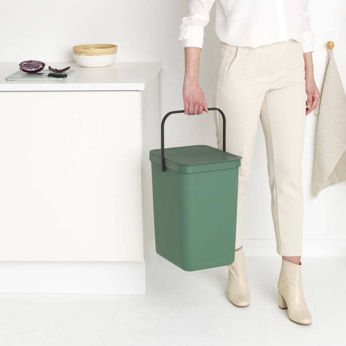 Brabantia Sort & Go Afvalemmer 25 L - Groen