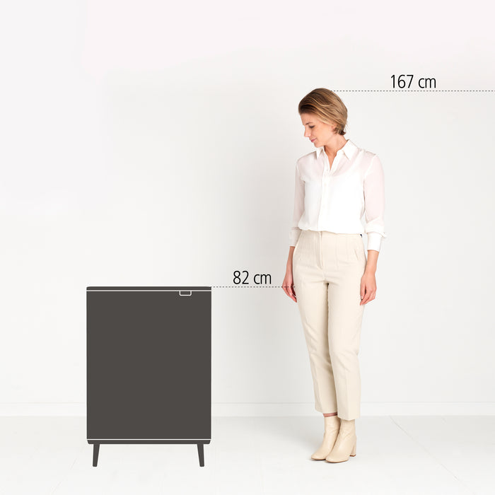 Brabantia Bo Touch Bin Hi 60 Liter Vingerafdrukvrij
