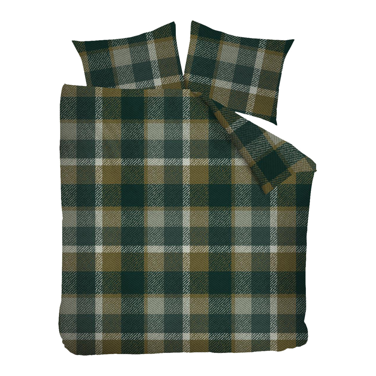 Beddinghouse Marnix Dekbedovertrek 200 x 200/220 cm - Groen