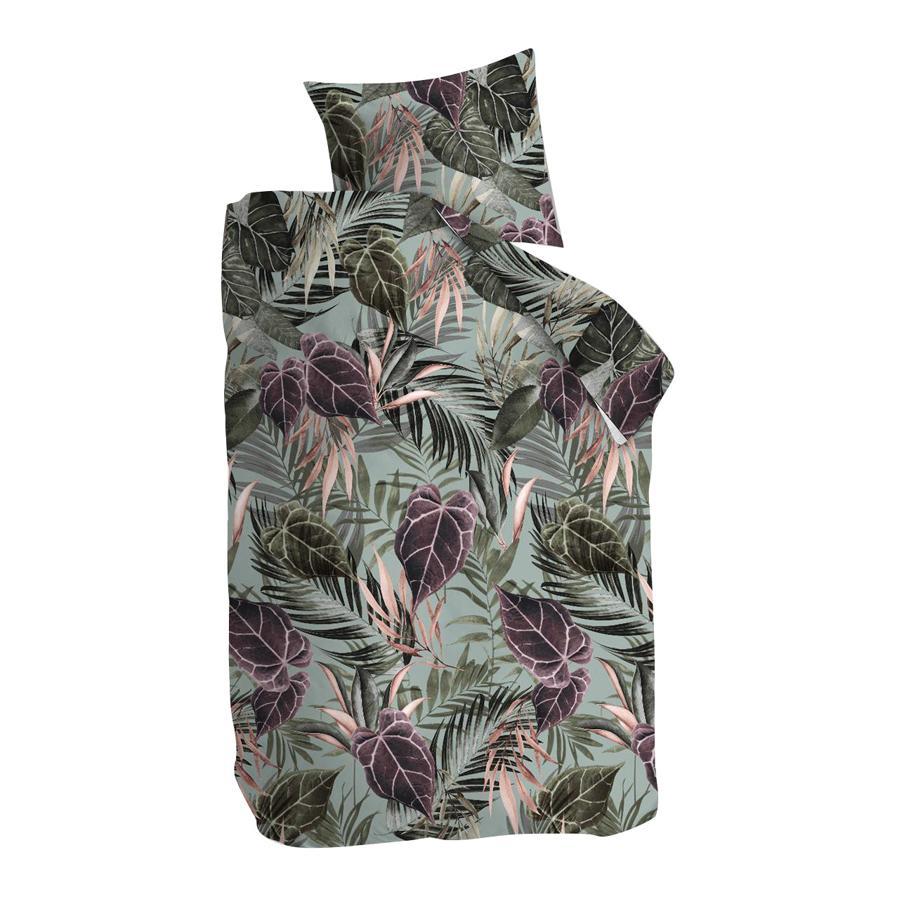 Beddinghouse Ohema Dekbedovertrek 140 x 200/220 cm - Groen