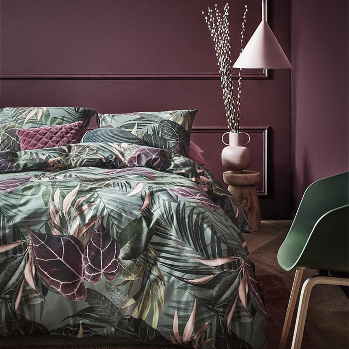 Beddinghouse Ohema Dekbedovertrek 140 x 200/220 cm - Groen