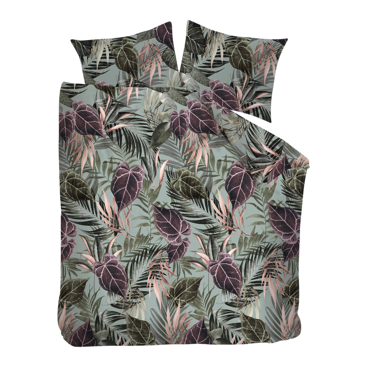 Beddinghouse Ohema Dekbedovertrek 200 x 200/220 cm - Groen