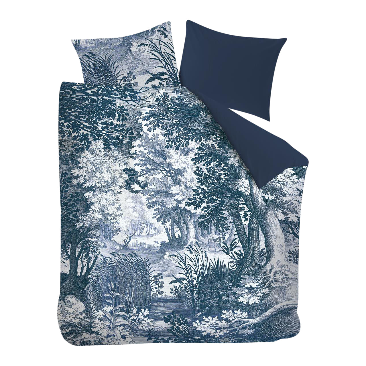 Beddinghouse Paysage Dekbedovertrek 200 x 200/220 cm - Blauw