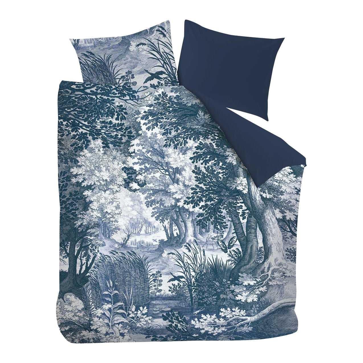 Beddinghouse Paysage Dekbedovertrek 240 x 200/220 cm - Blauw