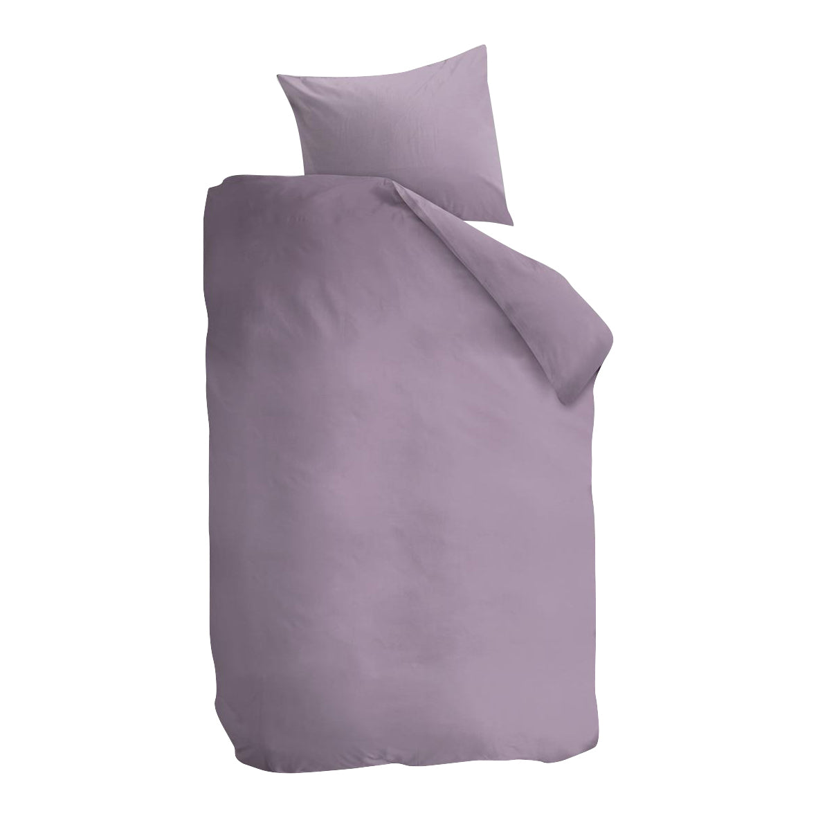 Beddinghouse Organic Basic Dekbedovertrek 140 x 200/220 cm - Mauve