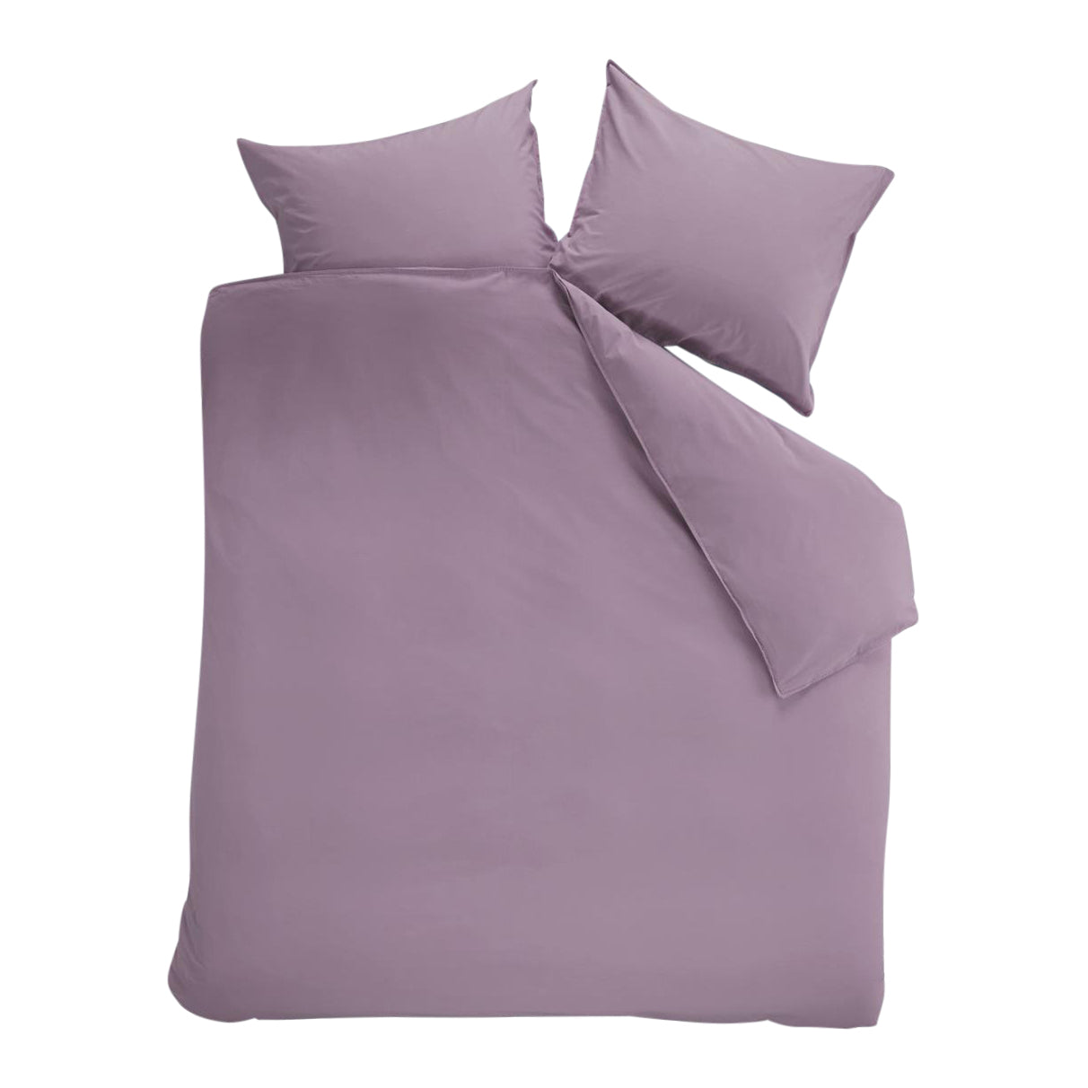 Beddinghouse Organic Basic Dekbedovertrek 240 x 200/220 cm - Mauve