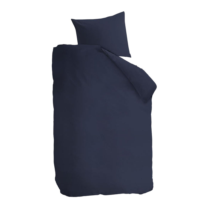 Beddinghouse Organic Basic Dekbedovertrek 140 x 200/220 cm - Navy