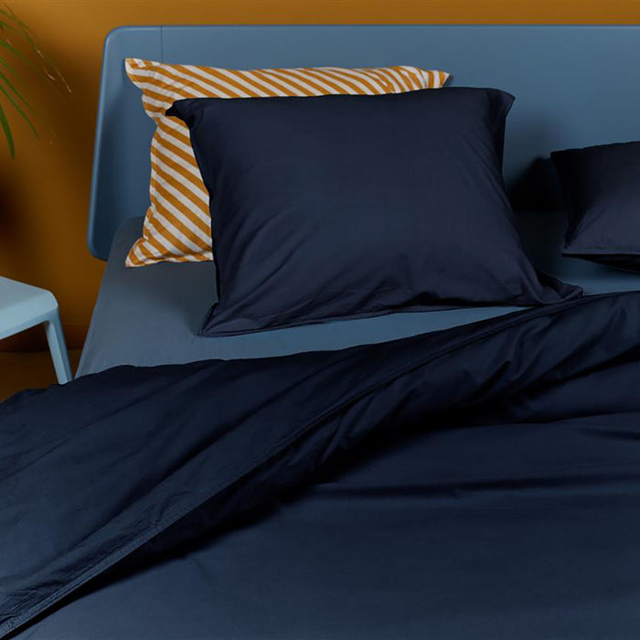 Beddinghouse Organic Basic Dekbedovertrek 200 x 200/220 cm - Navy
