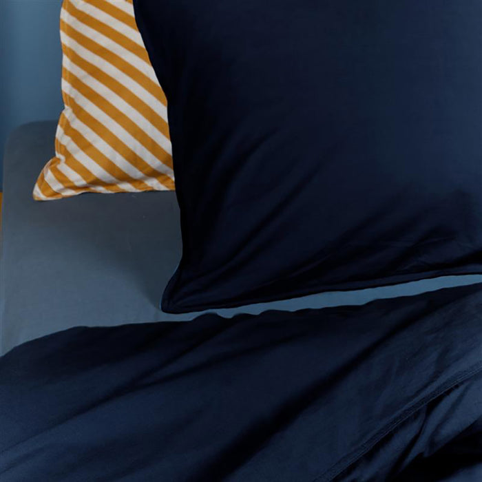 Beddinghouse Organic Basic Dekbedovertrek 240 x 200/220 cm - Navy