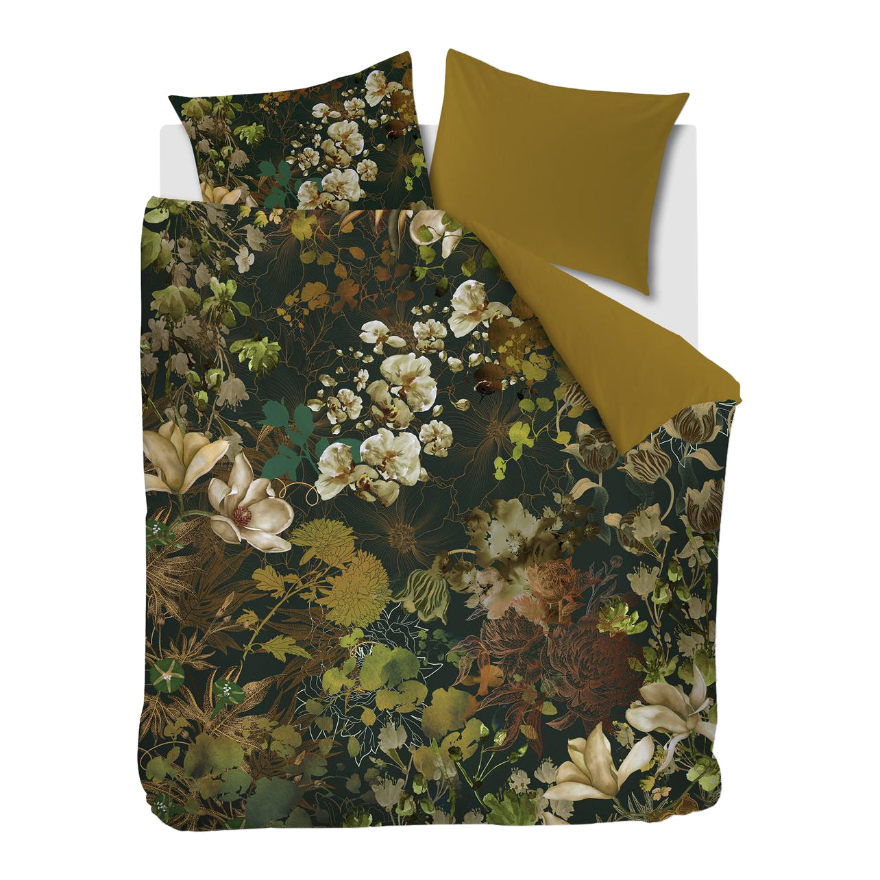 Kardol Austin Dekbedovertrek 200 x 200/220 cm - Groen