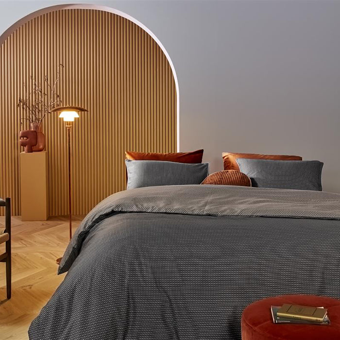 Kardol Richmond Dekbedovertrek 200 x 200/220 cm - Antraciet