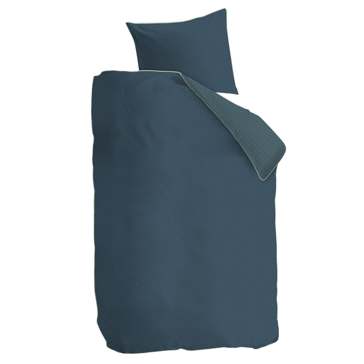 Kardol Richmond Dekbedovertrek 140 x 200/220 cm - Blauw/groen