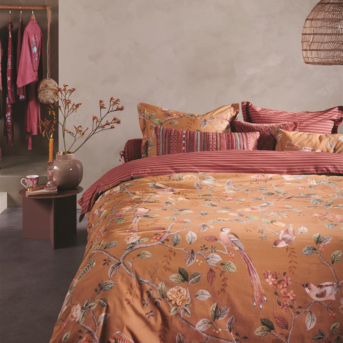 Pip Studio Good Nightingale Dekbedovertrek 200 x 200/220 cm - Geel