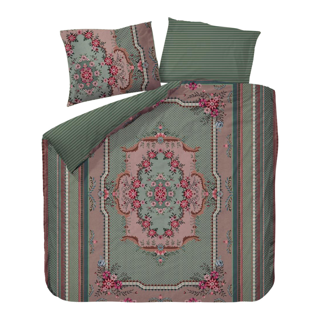 Pip Studio Chique Dekbedovertrek 240 x 200/220 cm - Groen