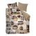 Rivièra Maison Broc Dekbedovertrek 200 x 200/220 cm - Bruin