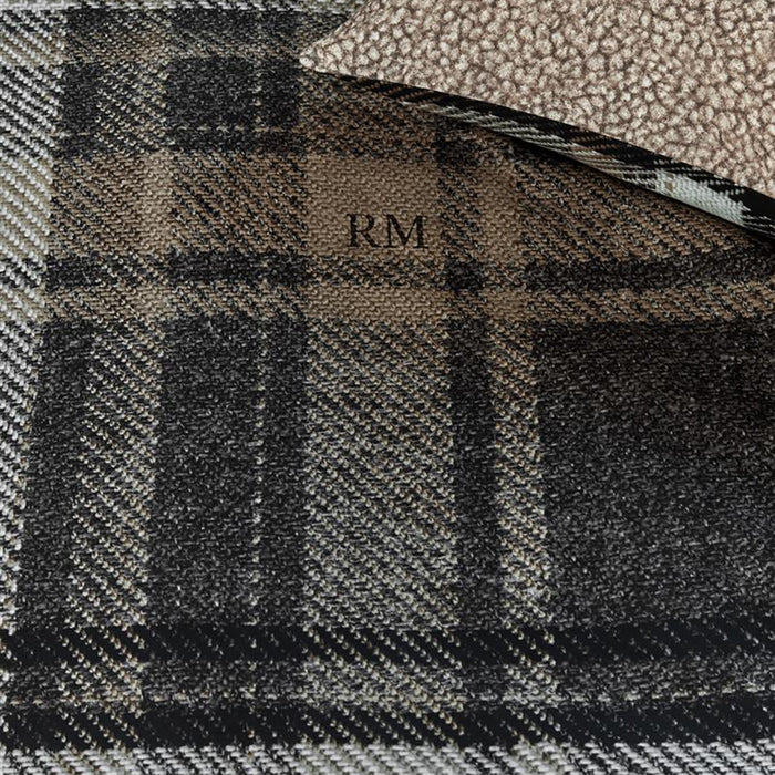 Rivièra Maison Cozy Check Dekbedovertrek 240 x 200/220 cm - Bruin