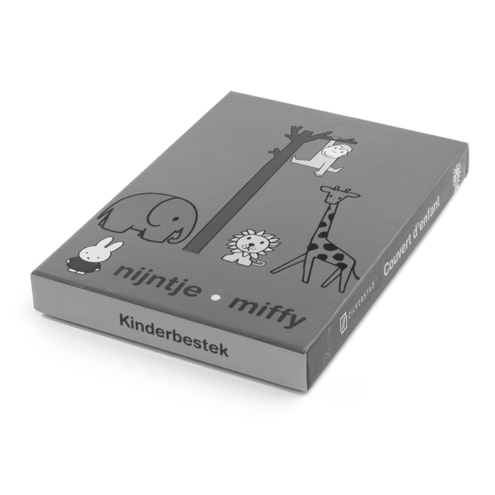 Zilverstad Nijntje Dierentuin Kinderbestek 4-delig