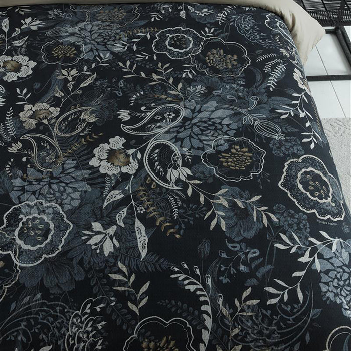 Rivièra Maison Floral Paisley Dekbedovertrek 240 x 200/220 cm - Donkerblauw