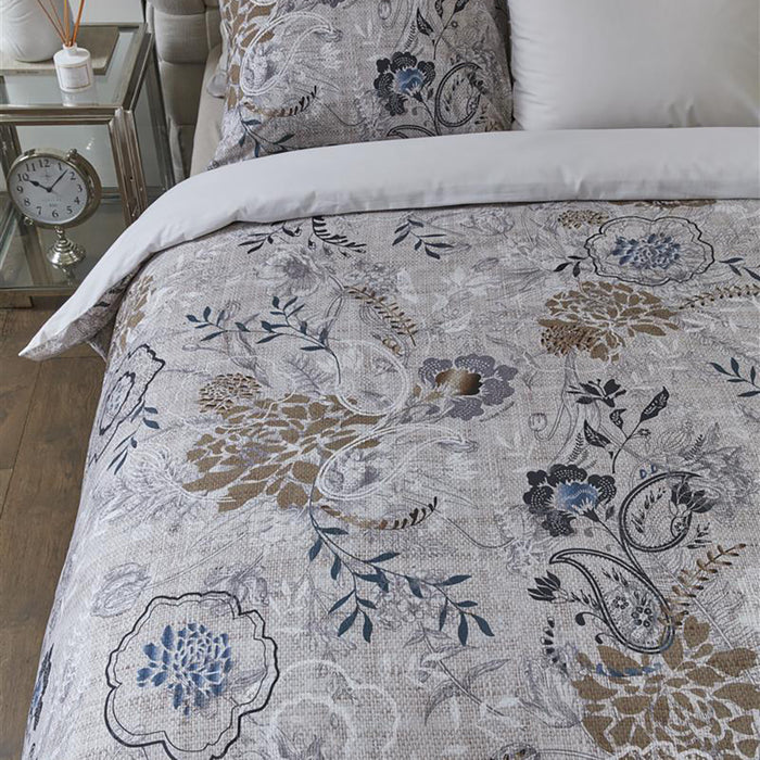 Rivièra Maison Floral Paisley Dekbedovertrek 140 x 200/220 cm - Zand